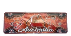 Aboriginal Art - Number Plate