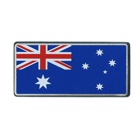Australian Flag Metal Plate - Magne