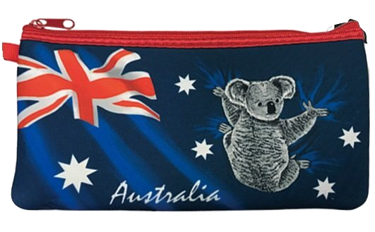 Australian Flag with Koala Pencil Case