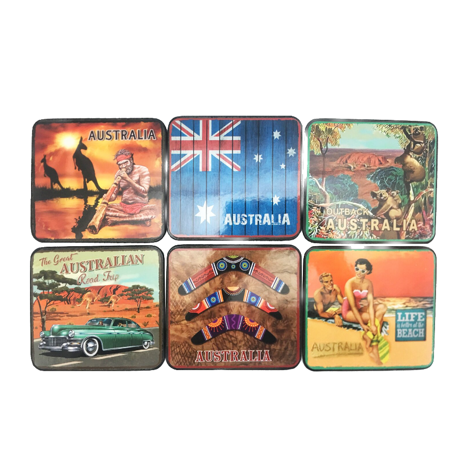 Australian Icons - 6 Pack Coaster