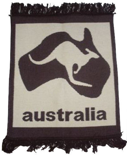 Australian Map Kilim Rug