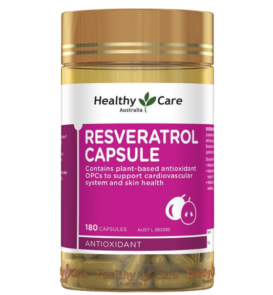Healthy care Resveratrol 白蔾蘆醇 180顆
