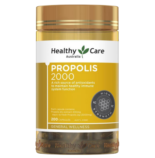 Healthy care Propolis 2000mg 200caps 黑蜂膠2000mg 200顆