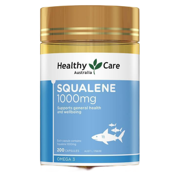 Healthy care Squalene 1000mg 200caps 角鯊烯200顆