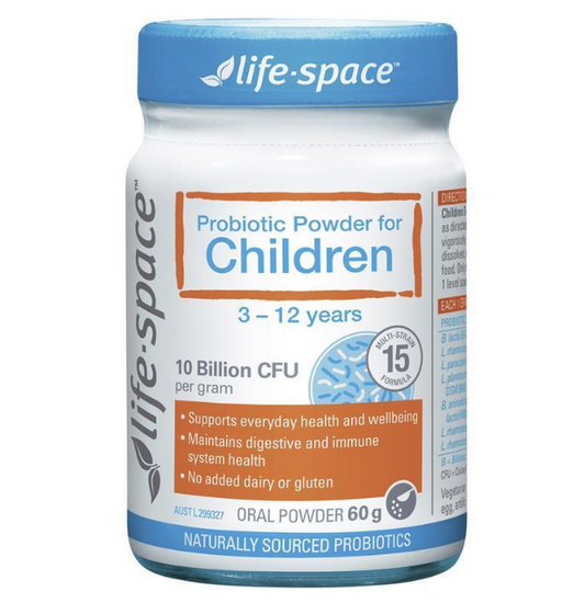 LIFE SPACE PROBIOTIC POWDER FOR CHILDREN 60g 兒童益生菌粉(3-12歲)