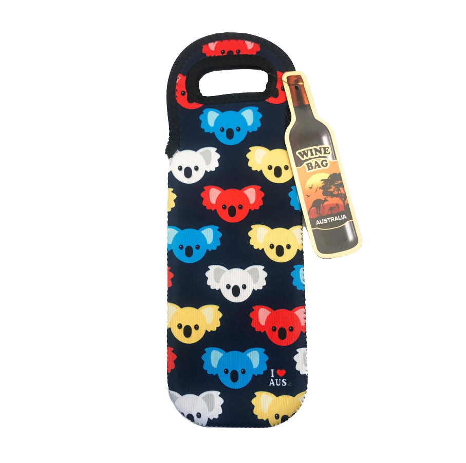 Colourful Koalas - Wine Bottle Bag