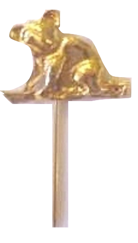 Koala Gold Plated Stick Pin - 5 Pack