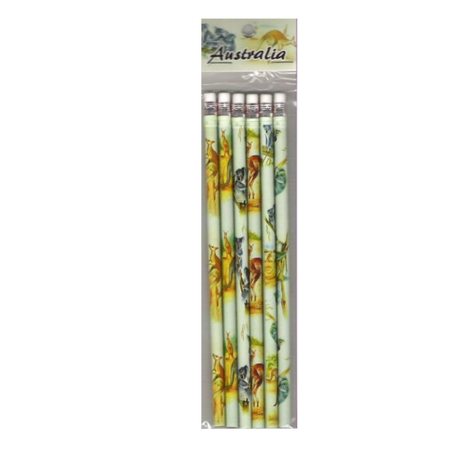 Koala & Kangaroo Pencils - 6 Pack In Stock