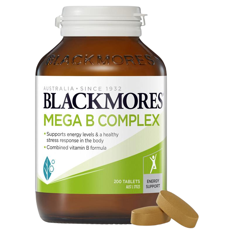 Blackmores MEGA B Complex 200s 澳佳寶 高能 維生素B群 200顆