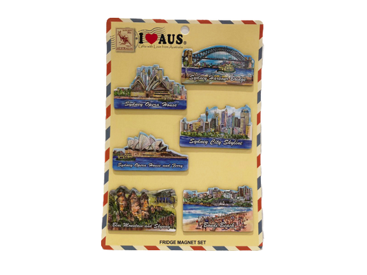 Sketches of Sydney Harbour Magnet - 6 Pack