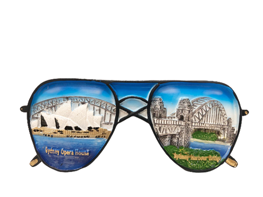 Sunglasses With Sydney Harbour - Magnet