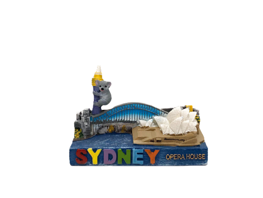 Sydney Harbour With Koala - Magnet