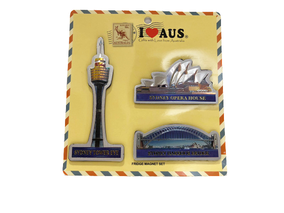 Sydney Tower, Opera House & Harbour Bridge - 3 Pack Magnet