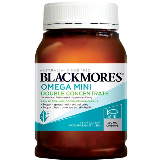 Blackmores Omega Mini Double Concentrate雙倍濃縮無腥味 迷你魚油400顆
