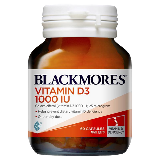Blackmores 澳佳寶維生素D3膠囊 1000IU 60顆