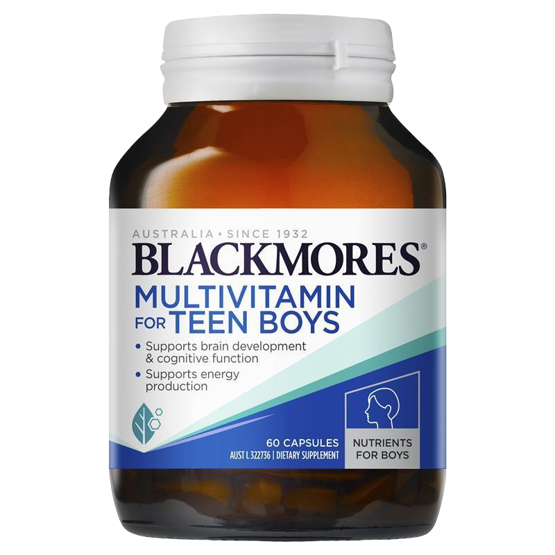 Blackmores 澳佳寶青少年益腦復合維生素膠囊 男孩 60顆