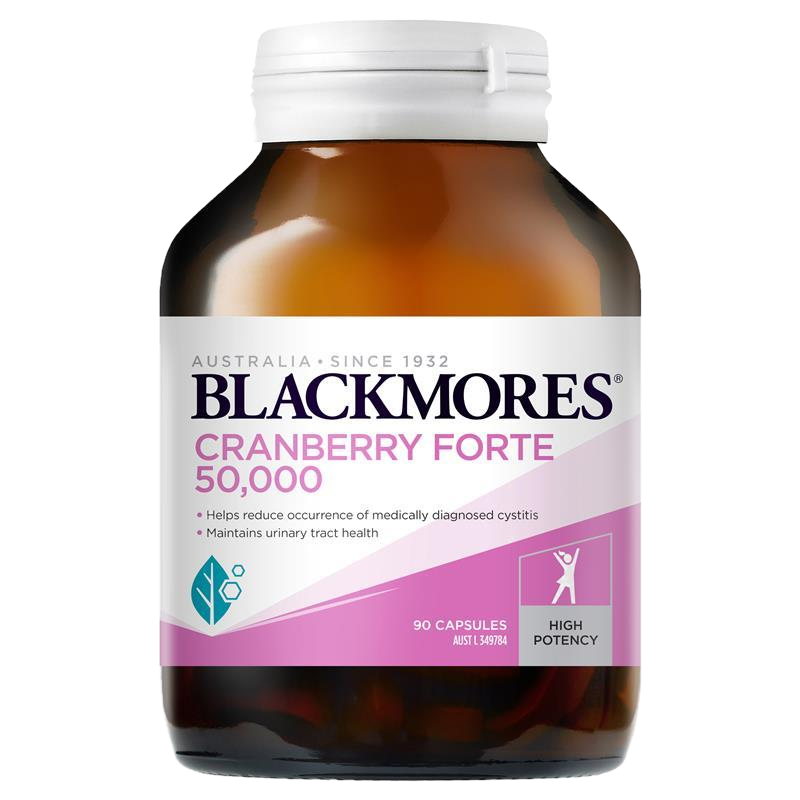 Blackmores 澳佳寶Cranberry Forte 50000mg 90顆 泌尿道保健