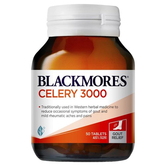 Blackmores 澳佳寶 Celery 芹菜籽 50顆 降低尿酸 痛風