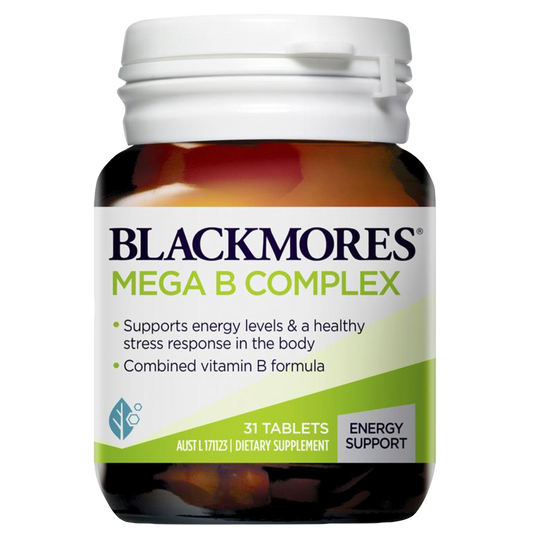 Blackmores 澳佳寶高能複合維生素B群片舒緩疲勞護髮護膚護口腔31片