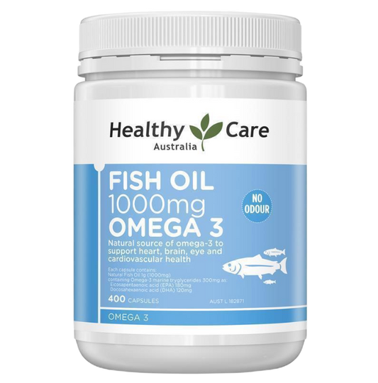 Healthy care Fish oil odourless 400 無腥味深海魚油400顆