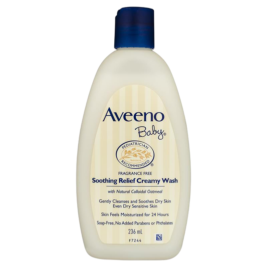 Aveeno baby soothing relief creamy wash 236ml 艾維諾燕麥嬰兒童沐浴