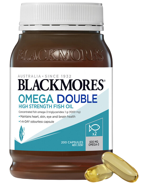 Blackmores Omega Double 雙倍魚油 High Strength Fish Oil 200 Capsules