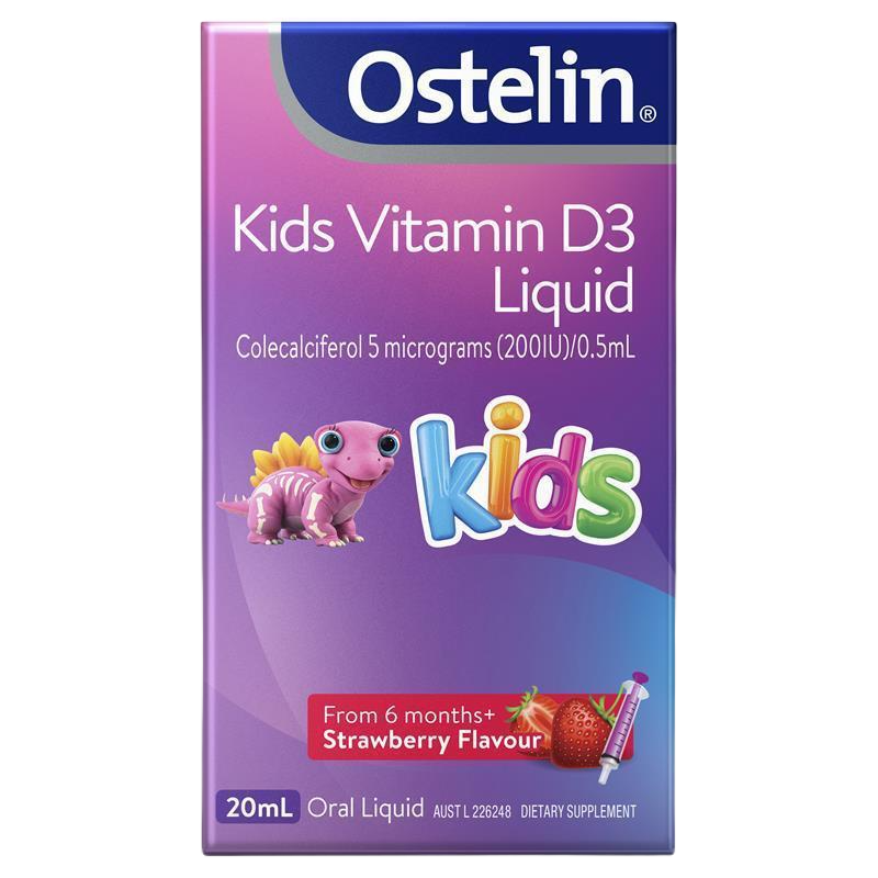 Ostelin Vitamin D Liquid Kids 20ml 奧斯特林兒童滴劑20ml （0-12周歲適用）