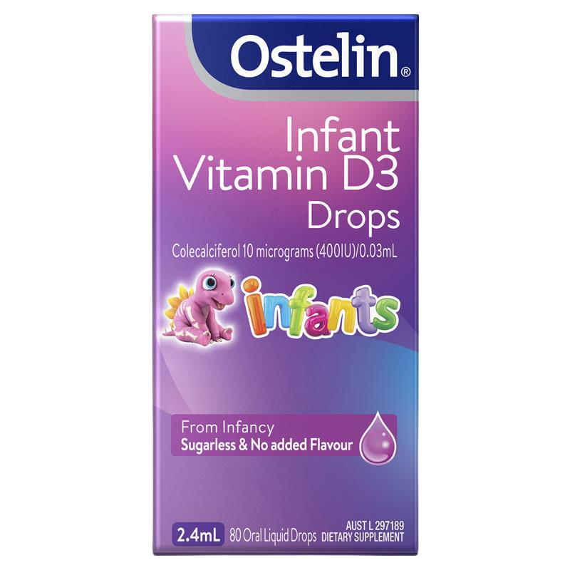 Ostelin Infant Vitamin D3 Drops 奧斯特林新生兒滴劑D3 2.4ml