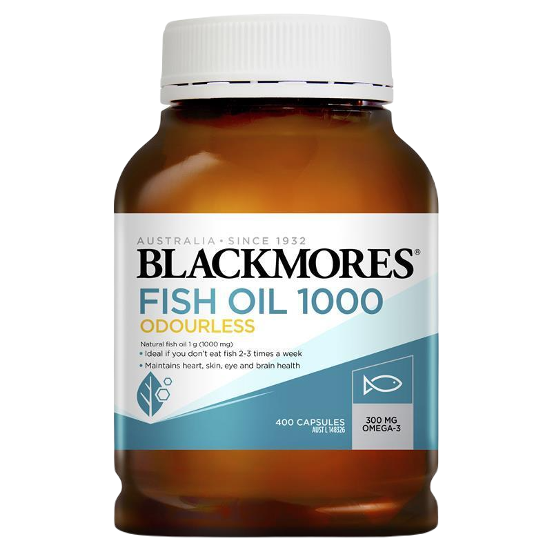 Blackmores Odourless Fish Oil 400caps 澳佳寶深海無腥味魚油軟膠囊400顆