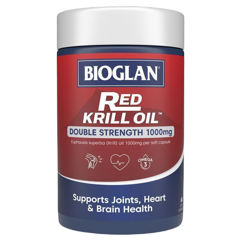 Bioglan Red Krill Oil (Double) Bioglan Red Krill Oil 1000mg 雙倍磷蝦油 60 Capsules