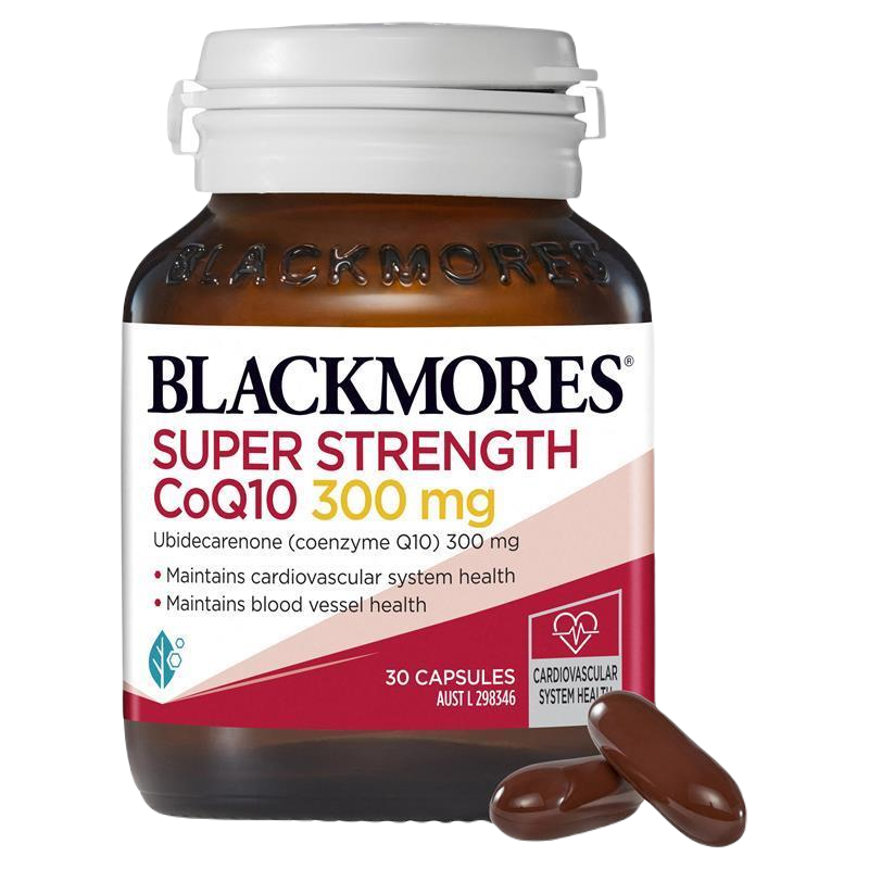 Blackmores CoQ10 Super Strength 輔酶Q10 300mg 30顆 爬樓梯不喘
